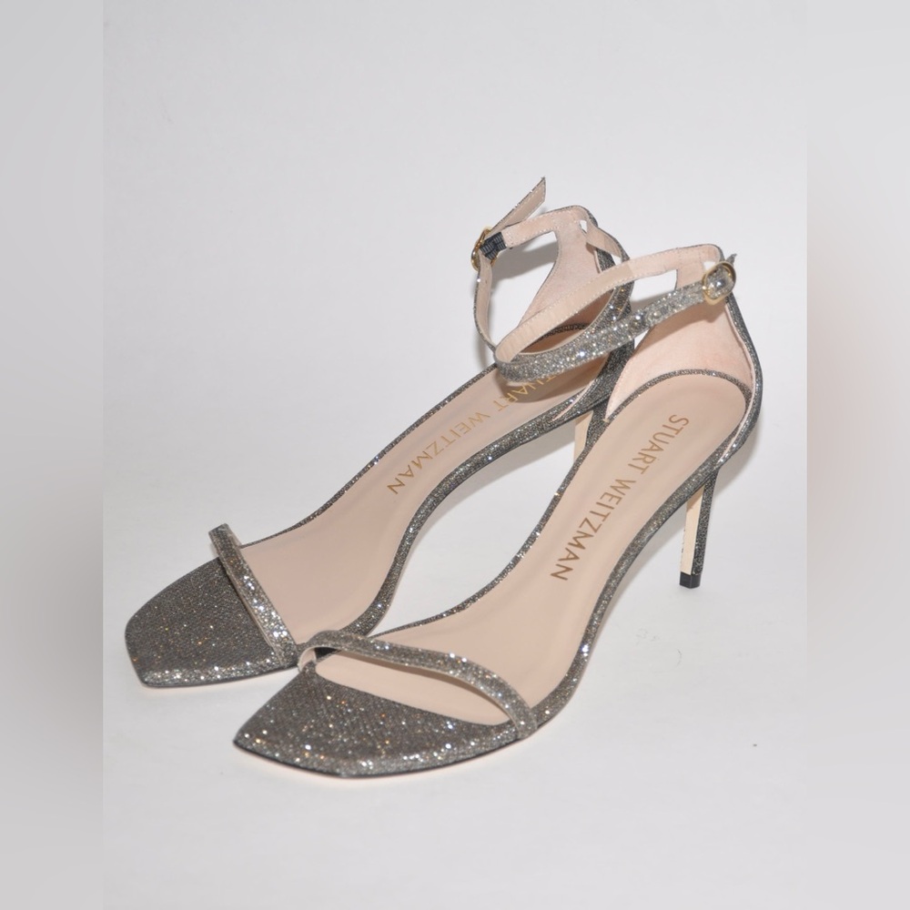 NEW Stuart Weitzman Womens Nudistcurve 75 Sandals Heels Shoes Size 10 w/Box $495 - Picture 6 of 12